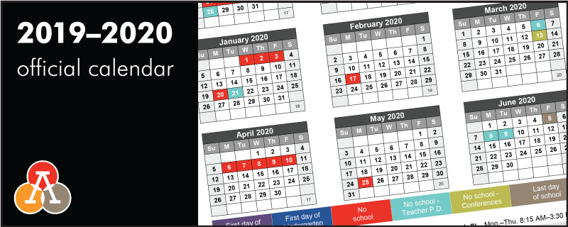 2019 20 Official School Calendar Athlos Academy of Utah