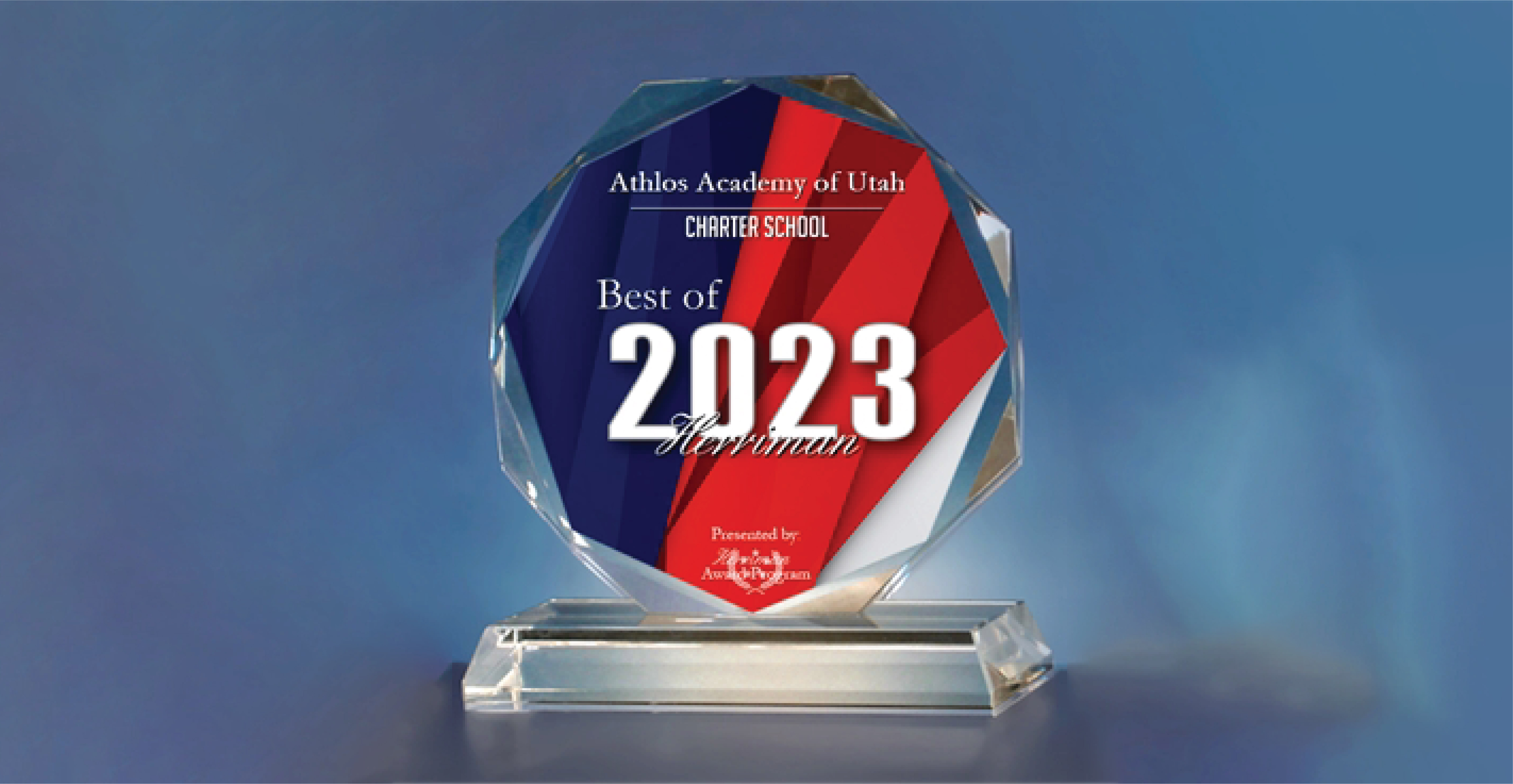 Athlos Academy of Utah Wins the "Best of Herriman" in the Category of